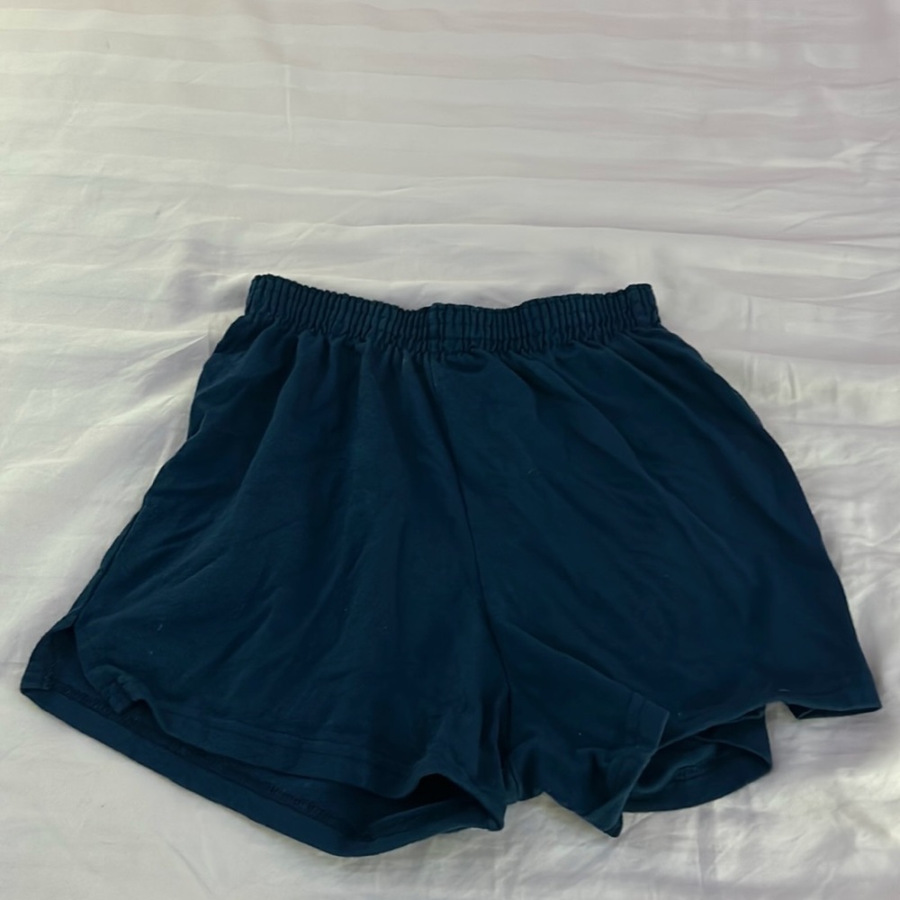 soffe juniors navy blue shorts